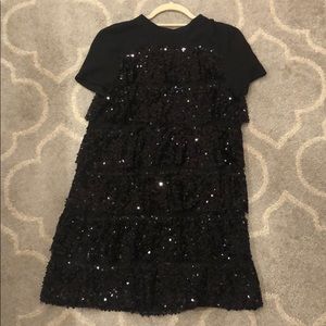 ZARA Sequin formal mini dress